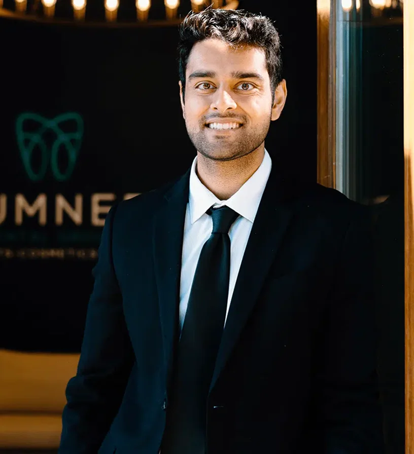 Dr. Dushyant Patel portrait at Sumner Dental Group in Gallatin, TN