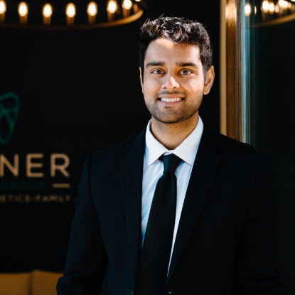 Dr. Dushyant Patel portrait at Sumner Dental Group in Gallatin, TN