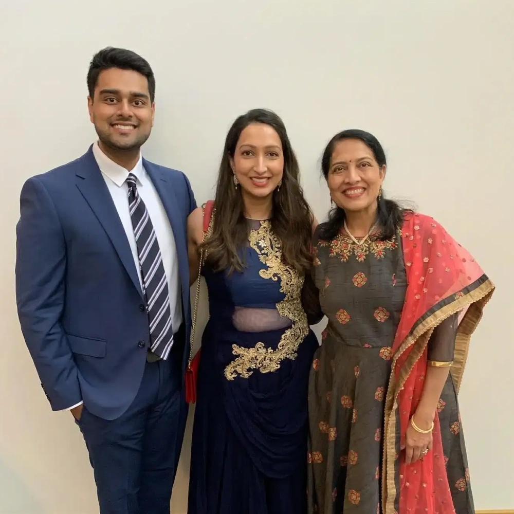 Dr. Dushyant Patel with family at a special celebration.