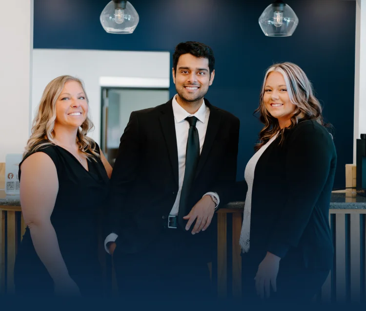 Dr. Patel and his team welcoming new patients at Sumner Dental Group